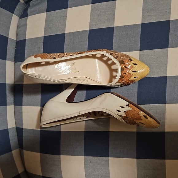 Rodina Ferragamo Schiavone heels 7M - Picture 3 of 8